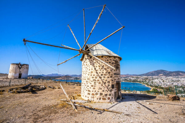 bodrum windmills