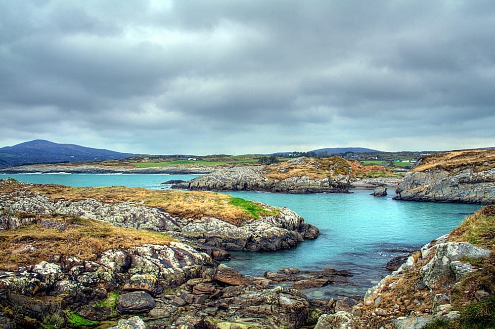 West Cork Coast WITH LUMINISCENT BLUE WATER