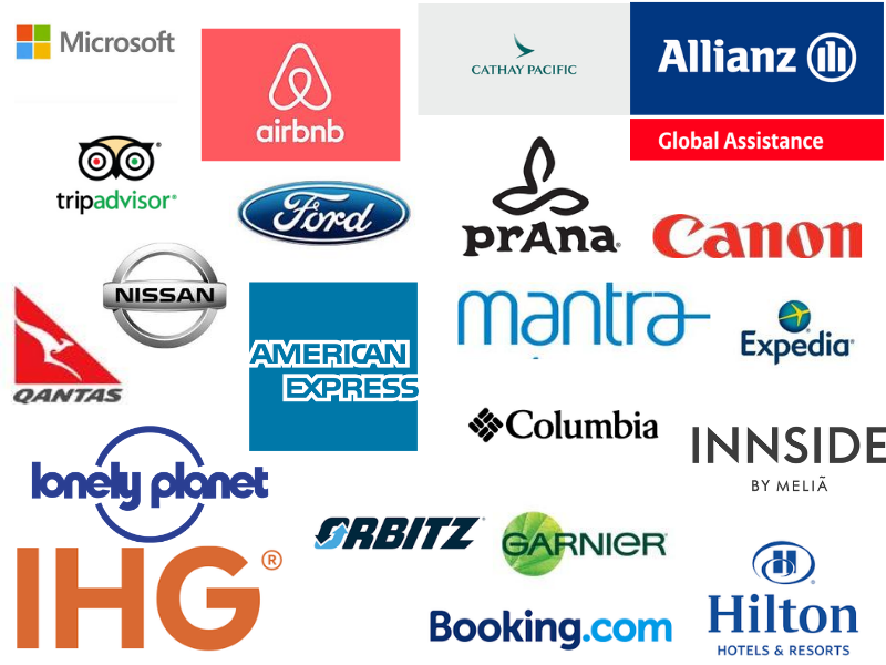 y travel blog brand partners